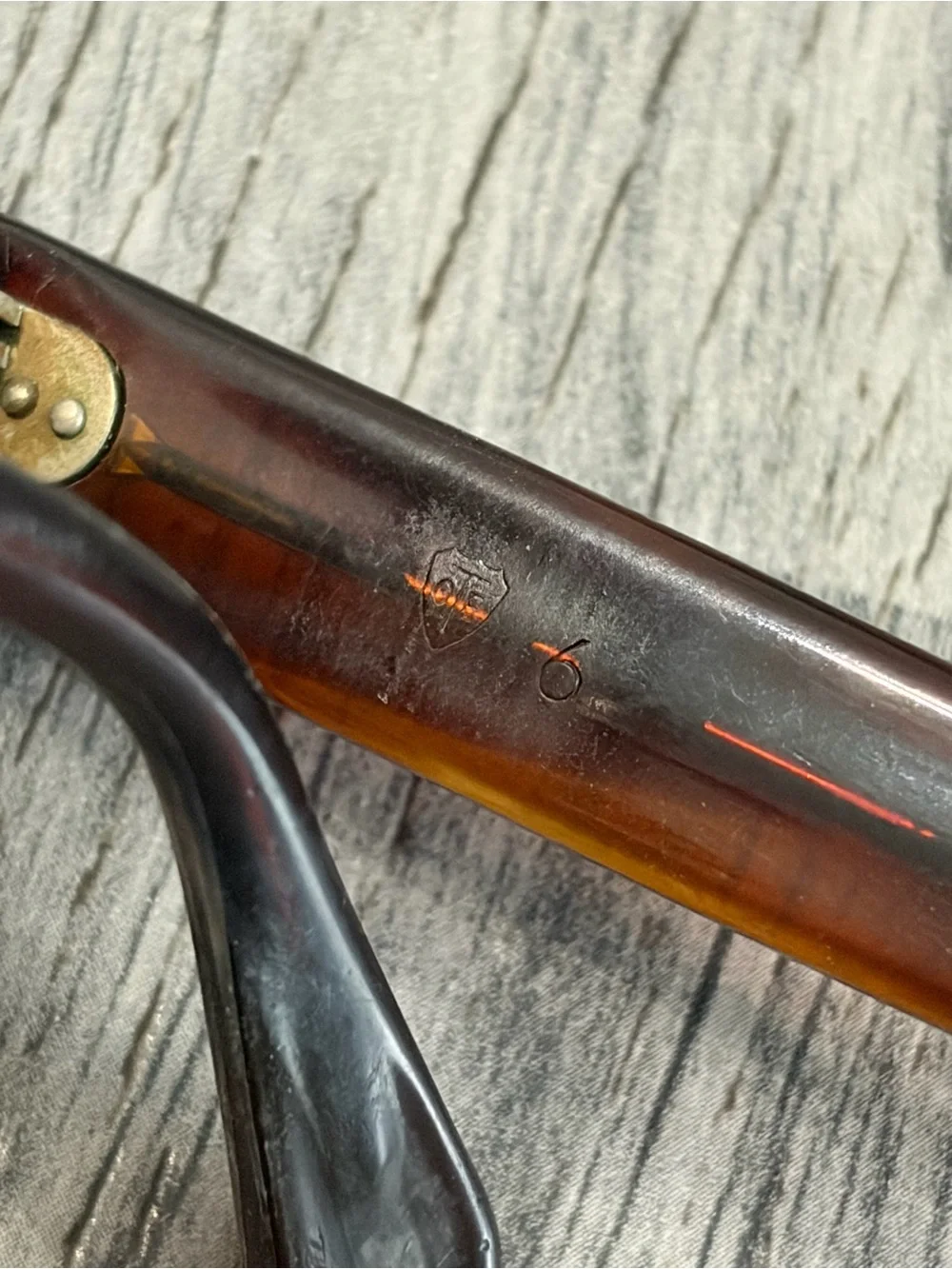 Tart Optical OTE Tortoiseshell Square Frame Sunglasses 1950 Vintage USA